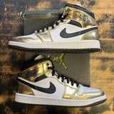 Jordan 1 Mid Metallic Gold