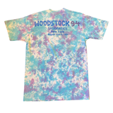 Vintage 1994 Woodstock Blue Tye Dye Tshirt