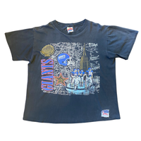 Vintage NY Giants Map Tshirt
