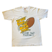 Vintage Green Bay Packers Kick Yours Tshirt