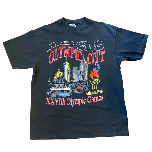 Vintage 1996 Atlanta Olympics Black Tshirt