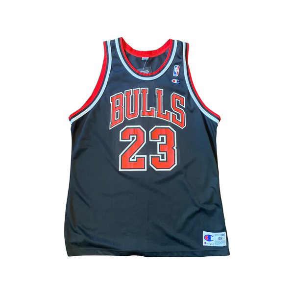Vintage Chicago Bulls Black Champion Jersey