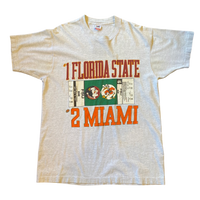 Vintage 1991 Florida vs Miami Tshirt