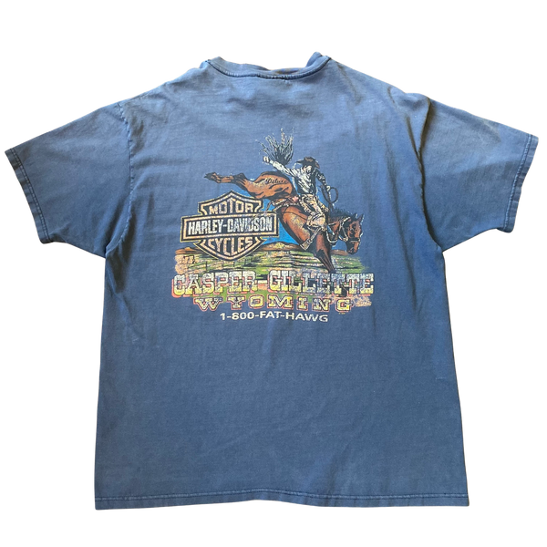 Vintage 1998 Harley Black Hills Wyoming Tshirt
