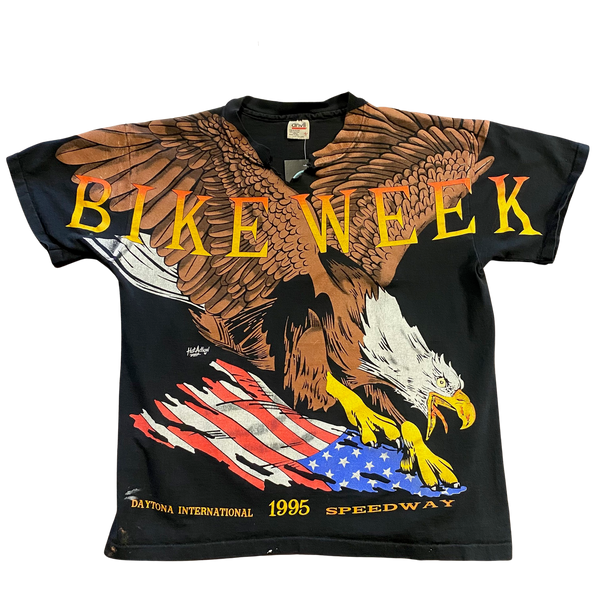 Vintage 1995 Bike Week Aop Tshirt