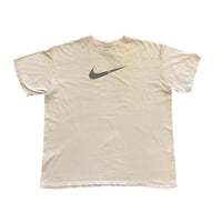 Vintage Nike White Black Swoosh Tshirt