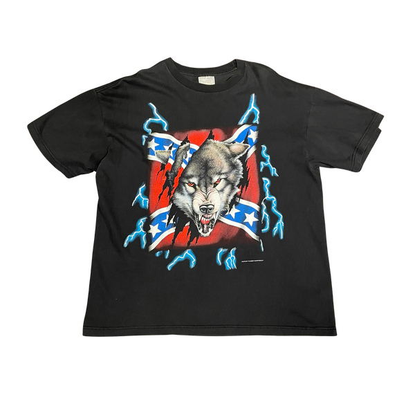Vintage American Thunder Wolf Tshirt