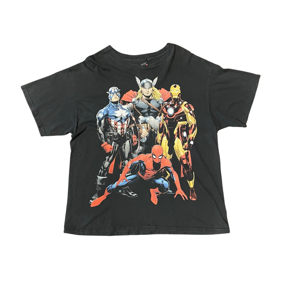 2012 Thor Ironman Spider-Man Captain America Tshirt
