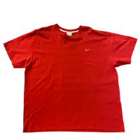 Vintage Nike Swoosh Red Tshirt