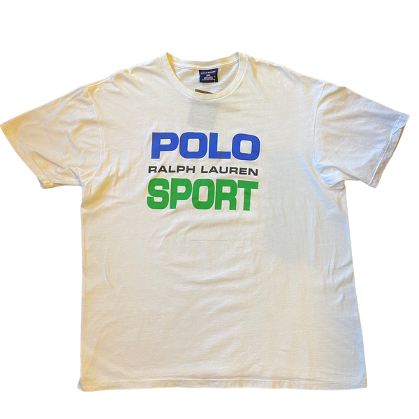 Vintage Polo Sport Blue Green Tshirt