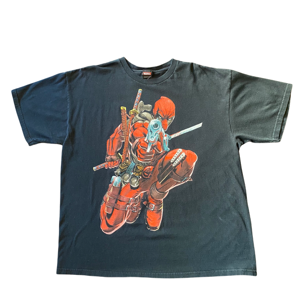 Retro Deadpool Mad Engine Tshirt