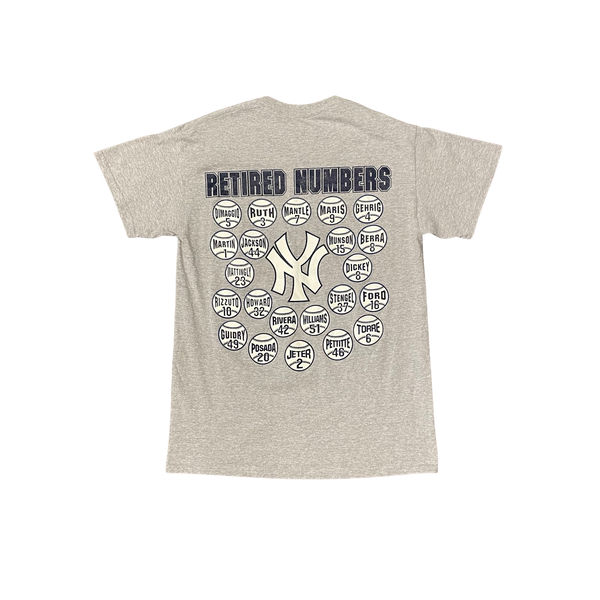 Retro NY Yankees Retired Numbers Tshirt