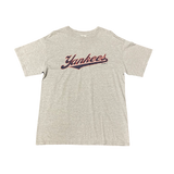 Vintage 2004 NY Yankees Grey Back Logo Tshirt