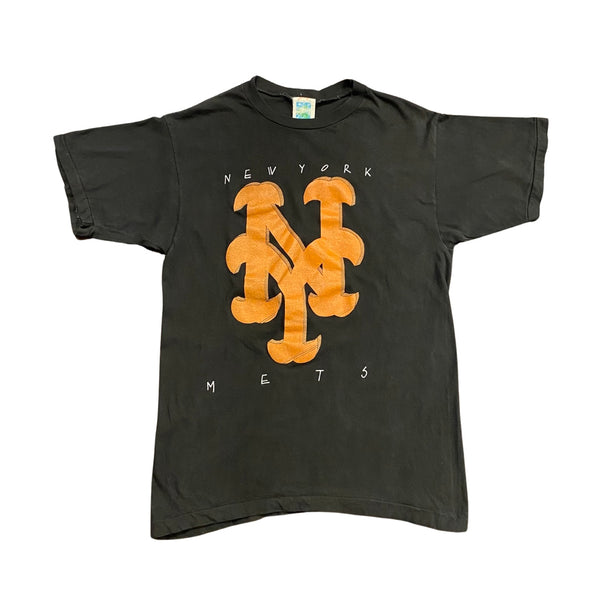 Vintage NY Mets Black Brown Tshirt