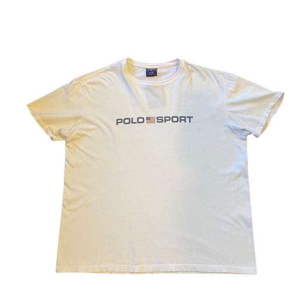 Vintage Polo Sport White Tshirt