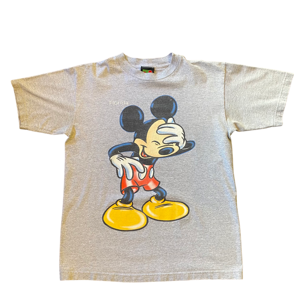 Vintage Mickey Mouse Florida Grey Tshirt