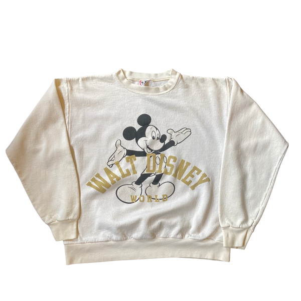 Vintage Mickey Mouse Cream Crewneck